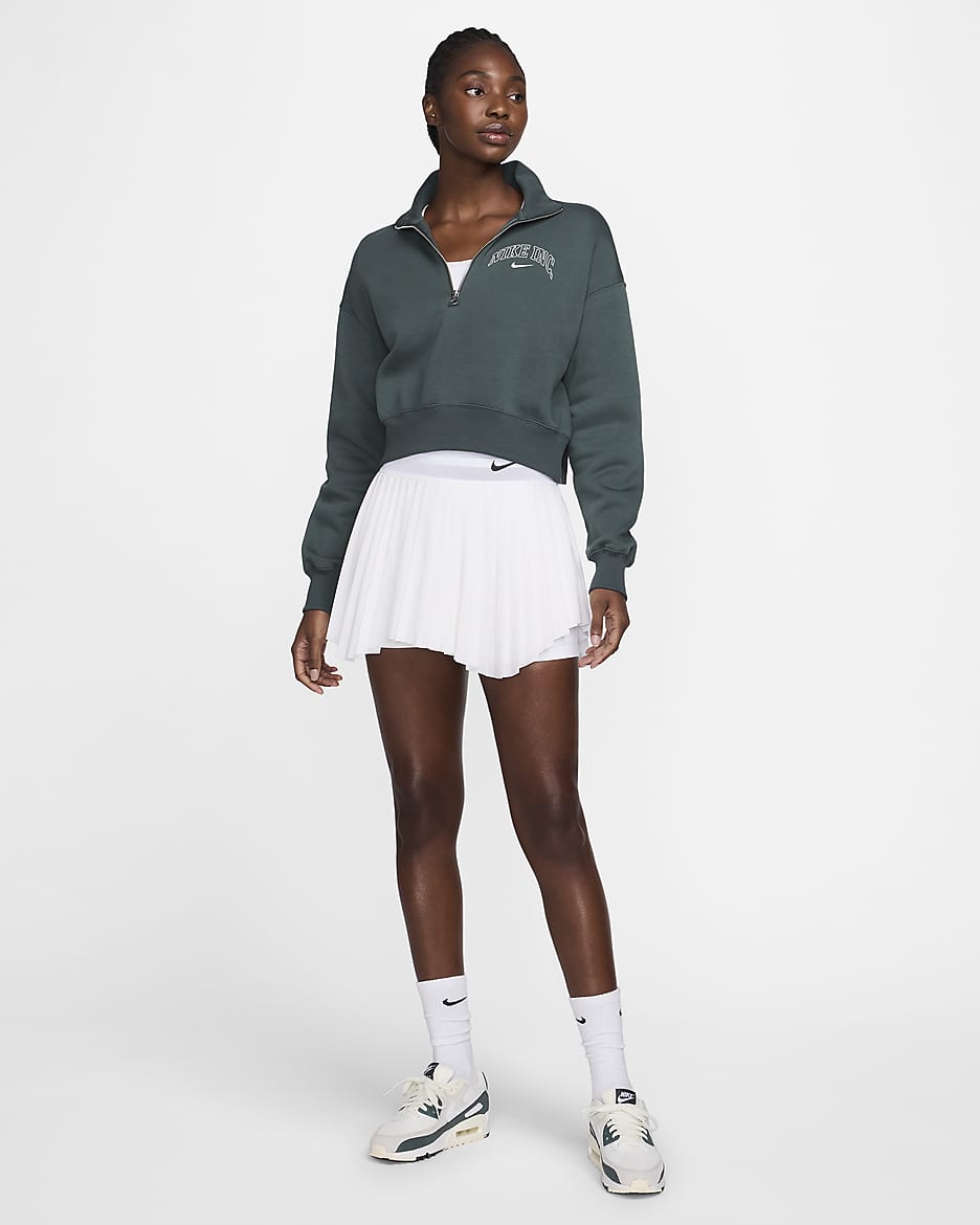 Nike crop zip up hoodie sale